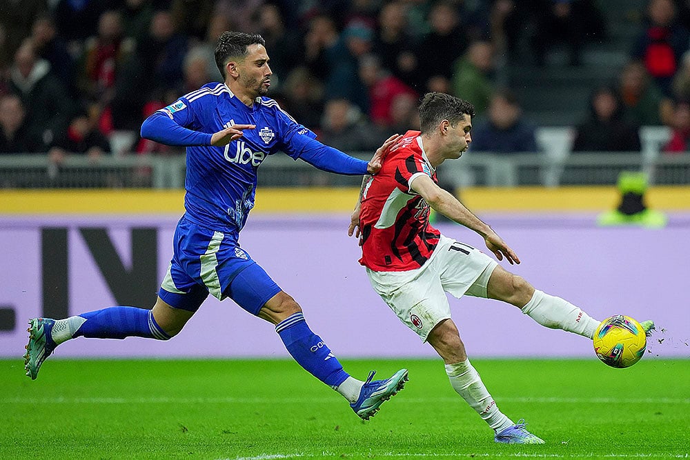Italy Soccer Serie A match AC Milan vs Como: Christian Pulisic
