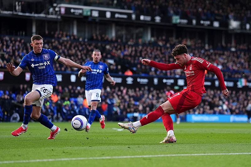 English Premier League soccer match Ipswich Town vs Nottingham Forest: Neco Williams