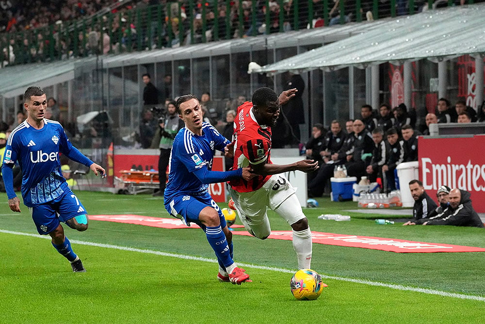 Italy Soccer Serie A match AC Milan vs Como: Yunus Musah