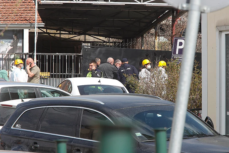 Nightclub fire in North Macedonia Fire in nightclub in the town of Kocani, Photo: 4