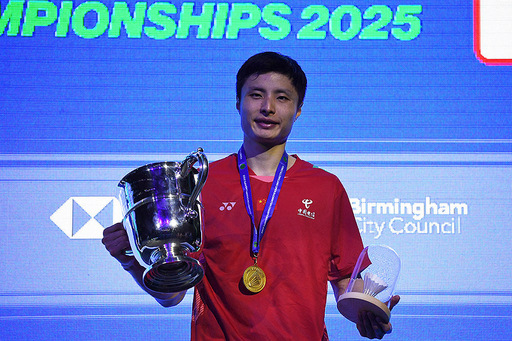 All England Open 2025 Badminton Championships Shi Yu Qi (CHN) vs Lee Chia Hao (TPE)_1