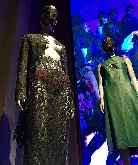 Dresses from Mcqueens FW 1995 collection Highland Rape 