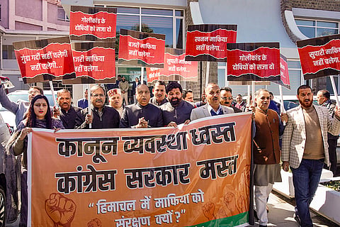 Protest in Shimla