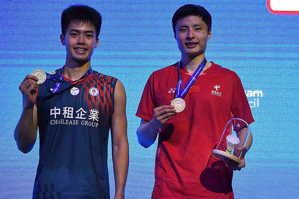All England Open 2025 Badminton Championships Shi Yu Qi (CHN) vs Lee Chia Hao (TPE)_2