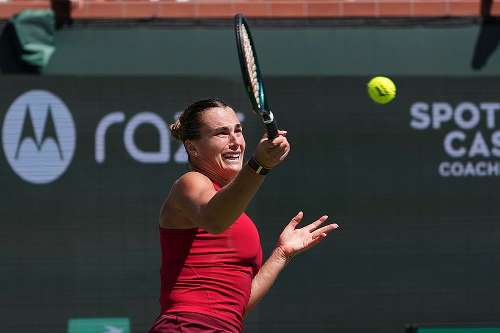 Indian Wells Tennis 2025 BNP Paribas Open tennis tournament, Mirra Andreeva vs Aryna Sabalenka_6