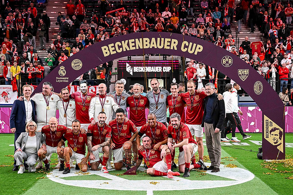 Germany FC Bayern Munichs Franz Beckenbauer memorial soccer tournament _Munich players