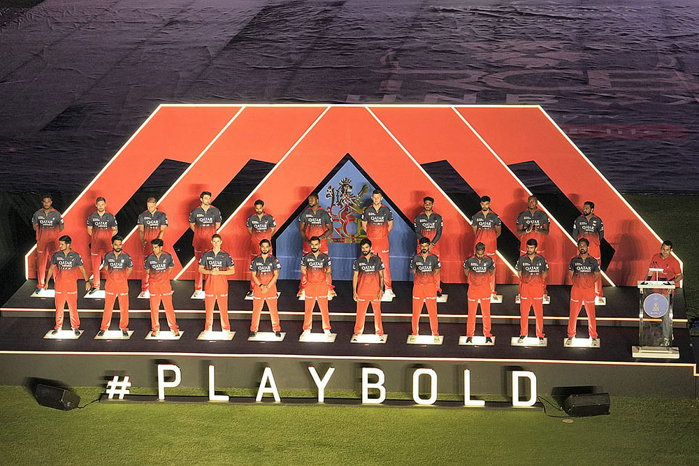 | Photo: PTI/Shailendra Bhojak : IPL 2025: RCB Unbox event