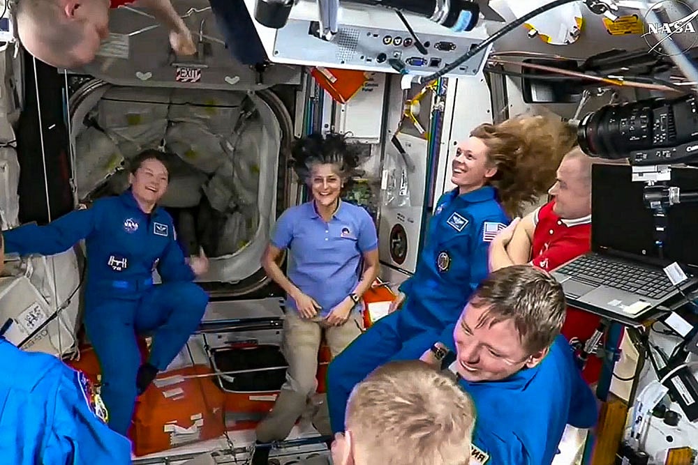 | Photo: NASA via PTI : SpaceX Stuck Astronauts