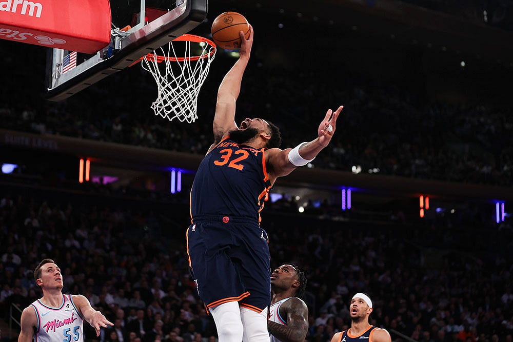 Basketball: Miami Heat vs New York Knicks
