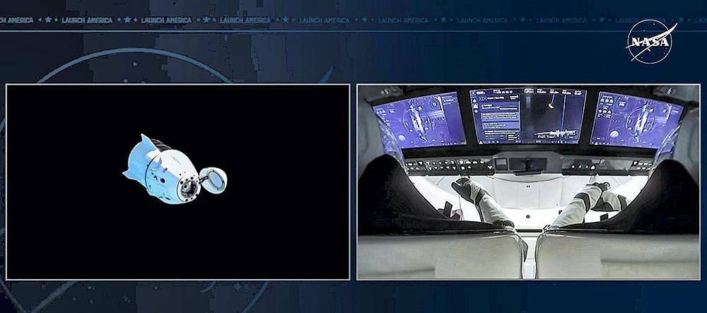 NASAs stuck astronauts depart from ISS