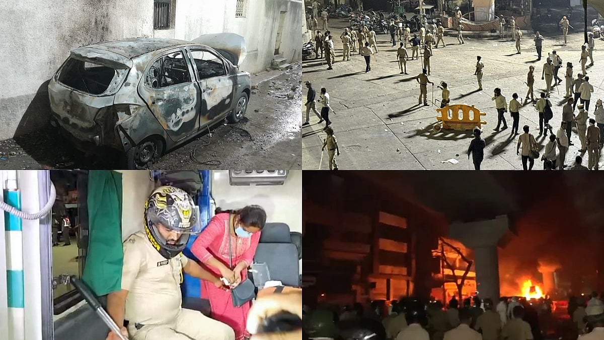 | Image- PTI : Nagpur Violence Erupts Over Aurangzeb Row