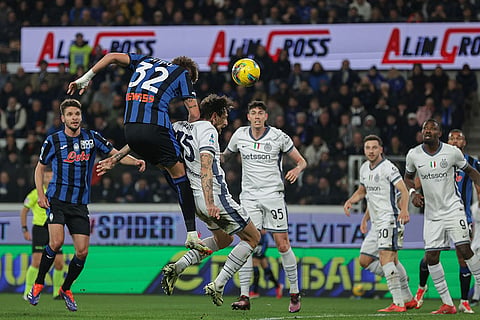 Serie A Soccer Match: Inter Milan vs Atalanta