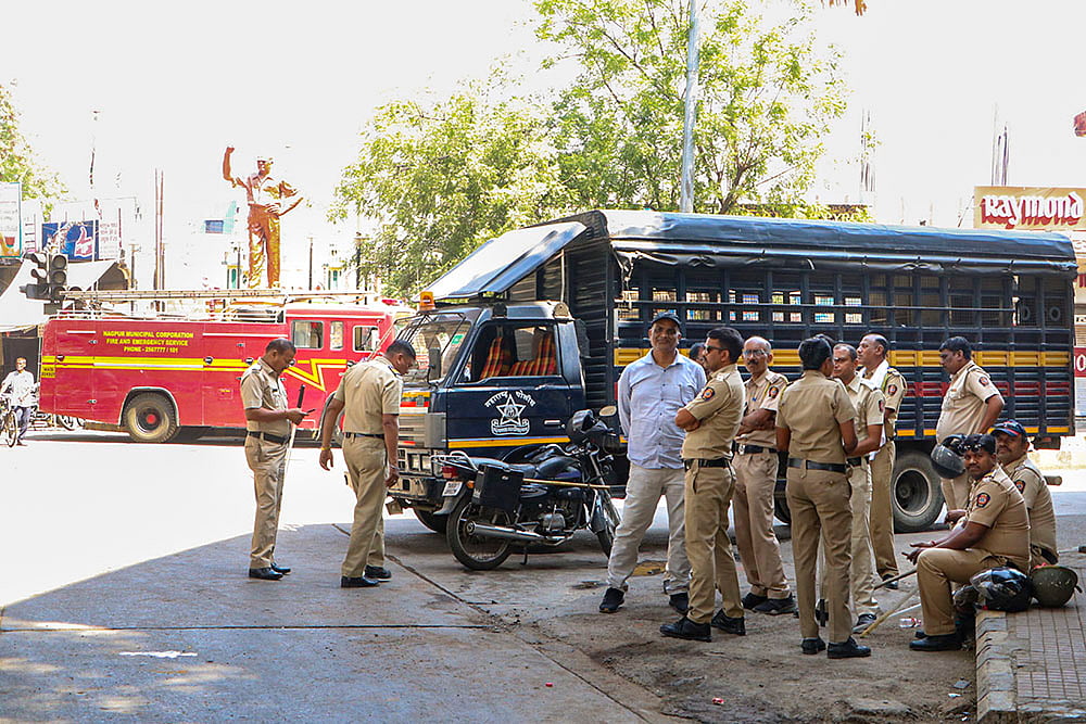 | Photo: PTI : Opposition blames BJP for violence in Nagpur, death toll mounts to 235 in Gaza and more. 