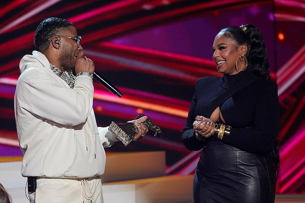 2025 iHeartRadio Music Awards in Los Angeles: Ashanti and Nelly