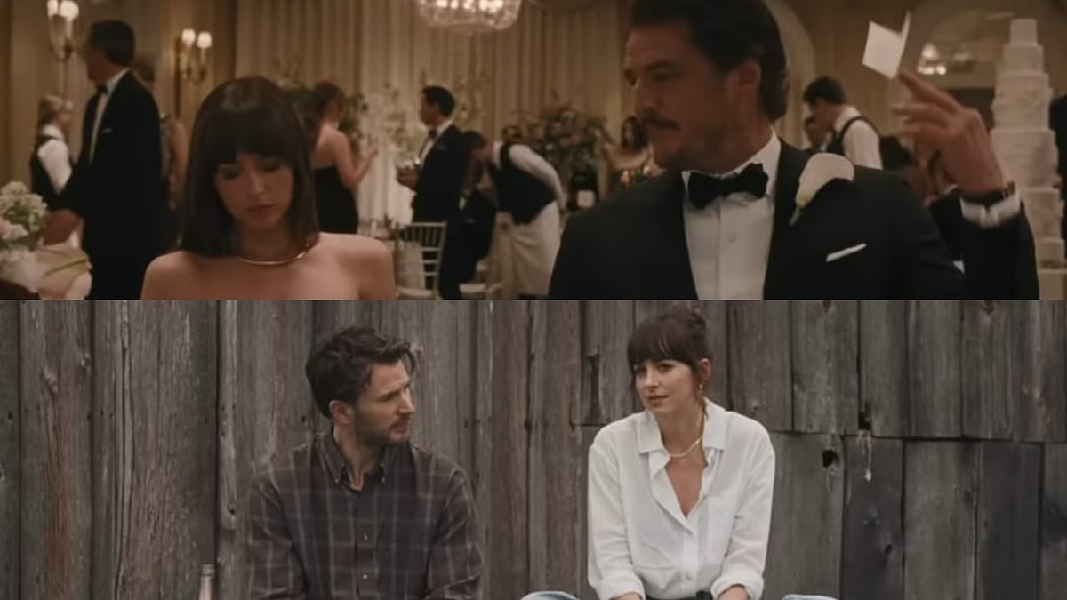 YouTube : Dakota Johnson, Chris Evans and Pedro Pascal in Materialists trailer