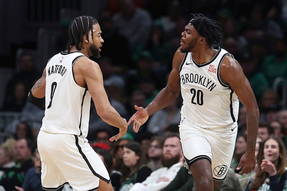 Boston Celtics vs Brooklyn Nets NBA basketball game in Boston photos: DayRon Sharpe