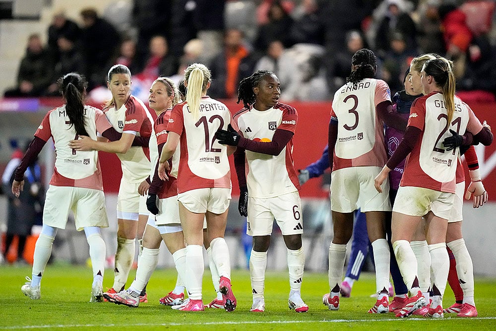 | Photo: AP/Matthias Schrader : UWCL Quarter-Finals 1st Leg: FC Bayern Women vs Lyon Women