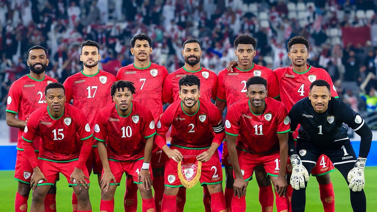 Photo: File : Oman national football team.