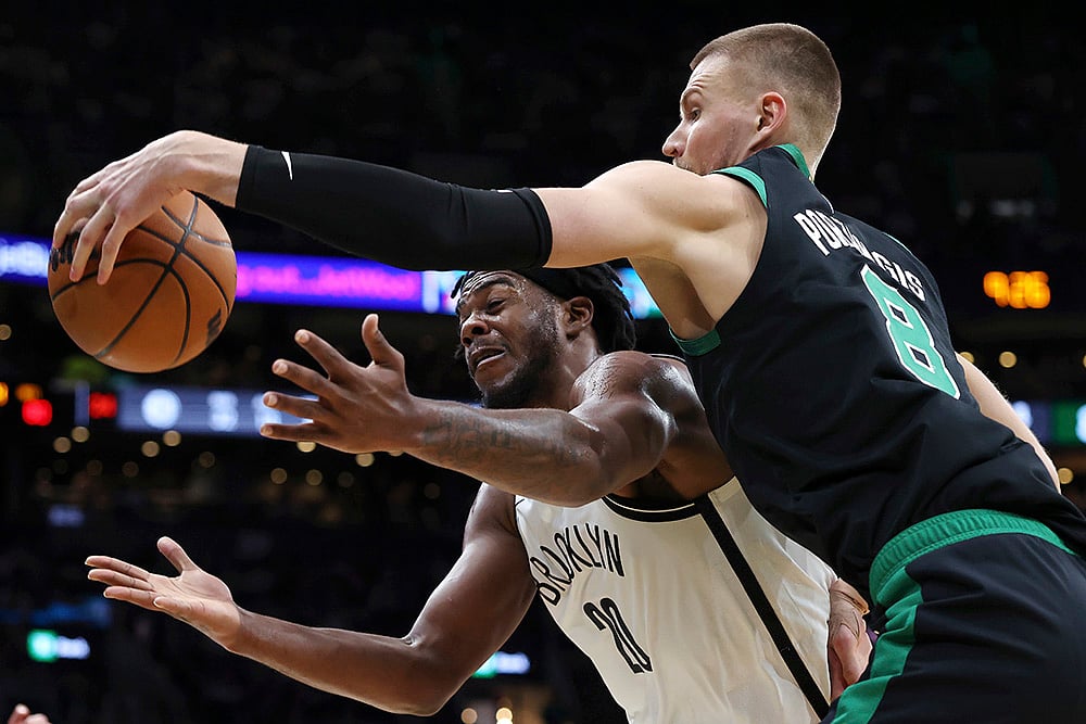 Boston Celtics vs Brooklyn Nets NBA basketball game in Boston photos: 