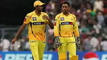 File photo of Ravichandran Ashwin and MS Dhoni