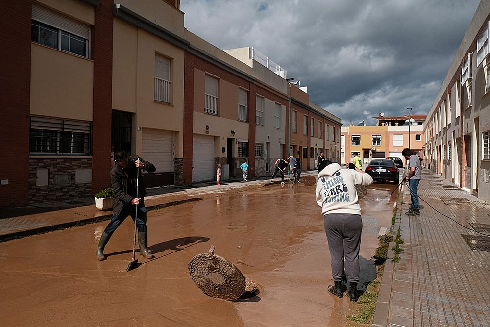 Spain Extreme Weather Floods in Malaga