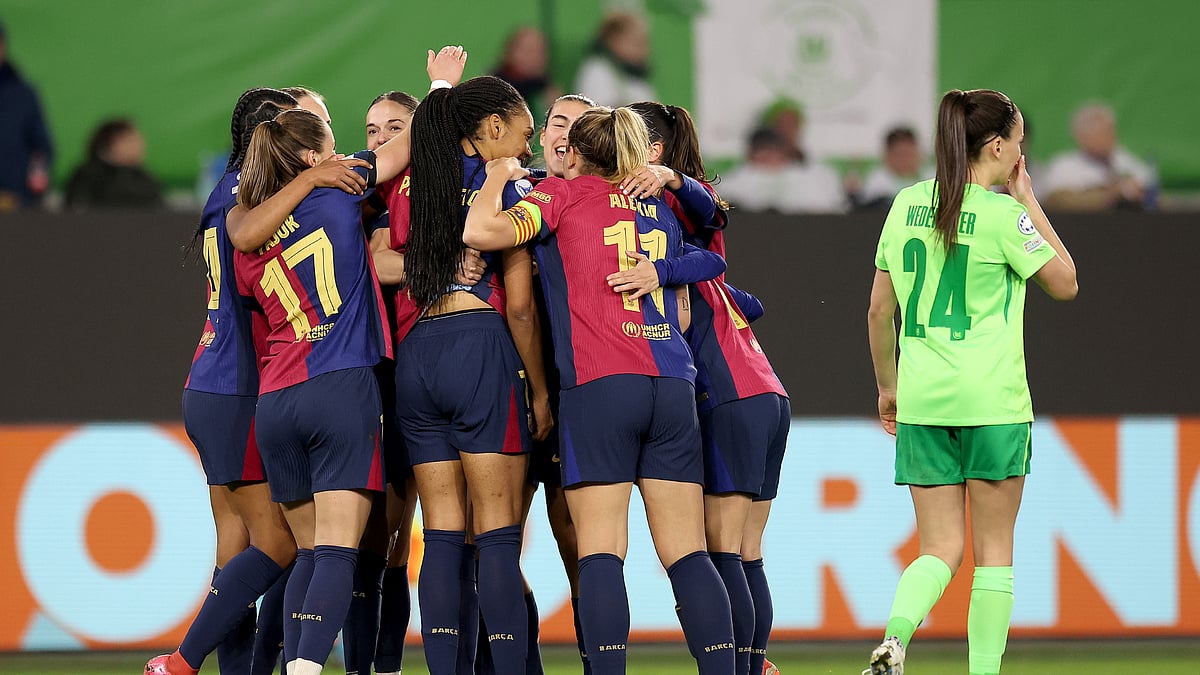 Barcelona beat Wolfsburg 4-1 in the Champions League - null