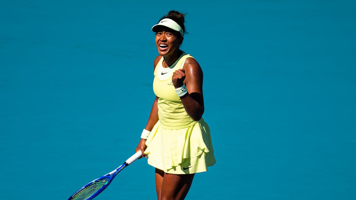 Naomi Osaka battled through in Miami.