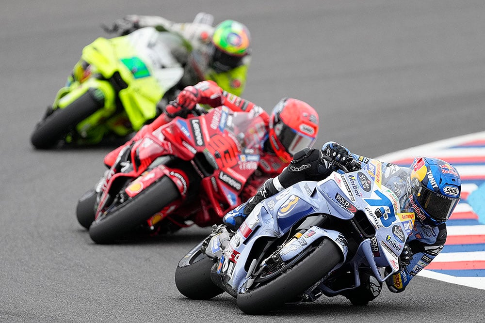 Argentina GP Motorcycle Racing MotoGP race in Termas de Rio Hondo circuit: Franco Morbidelli