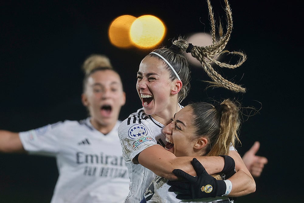 Womens Champions League quarterfinal first leg soccer Real Madrid vs Arsenal:  Athenea del Castillo
