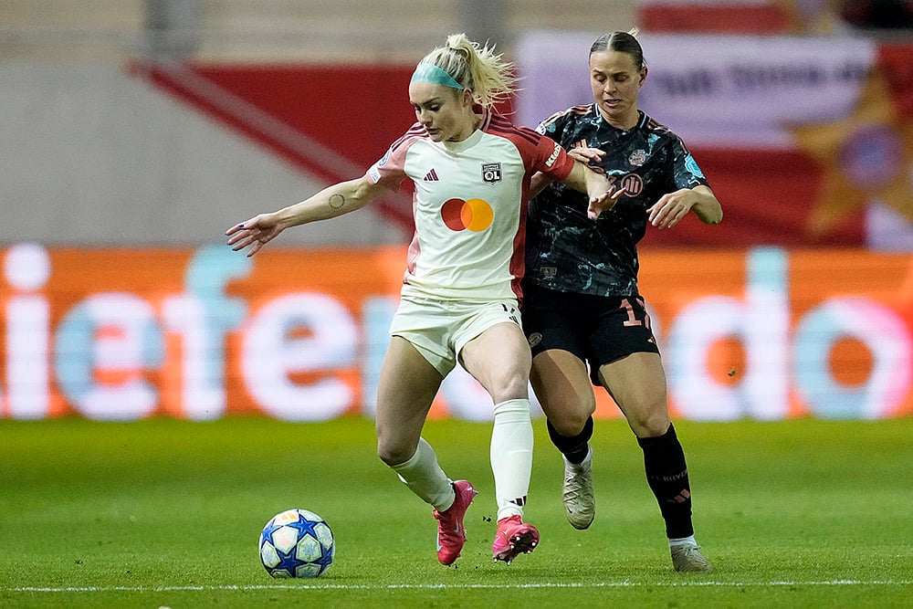 UWCL Quarter-Finals first leg soccer FC Bayern Munich and Olympique Lyonnais: Klara Buehl