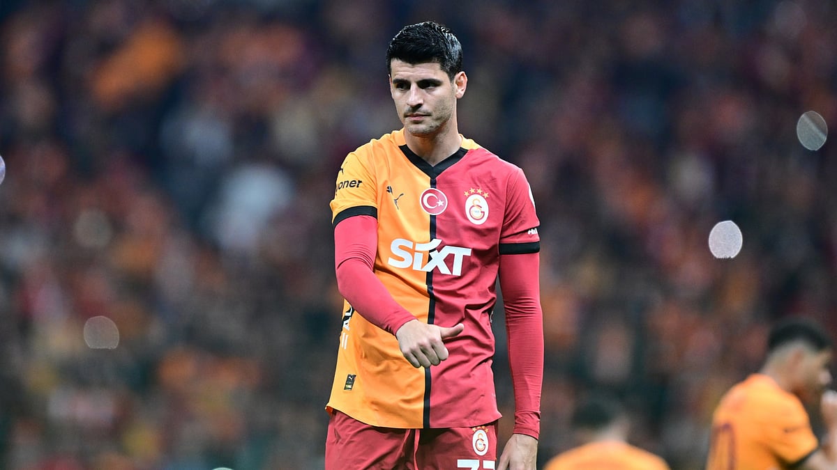 Alvaro Morata in action for Galatasaray - null