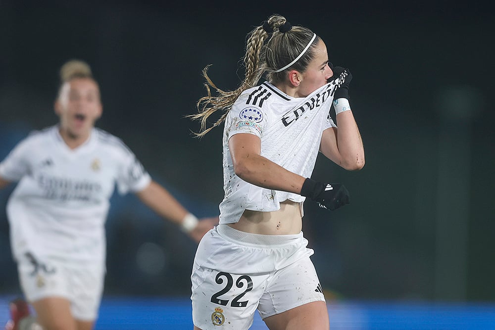 Womens Champions League quarterfinal first leg soccer Real Madrid vs Arsenal: Athenea del Castillo