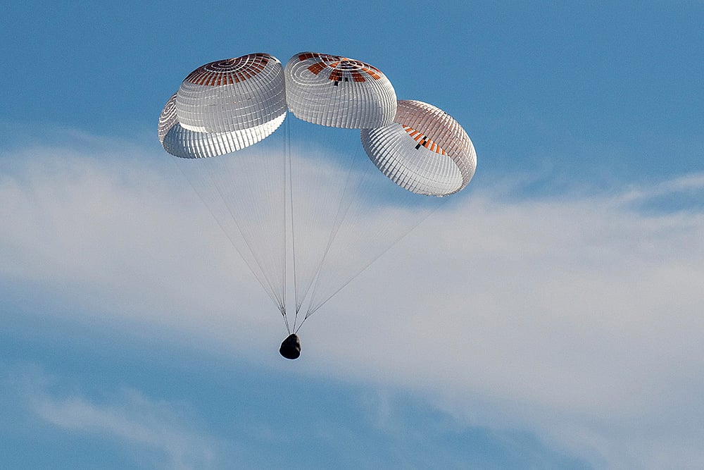 ISS Stuck astronauts return to earth on SpaceX capsule: 1