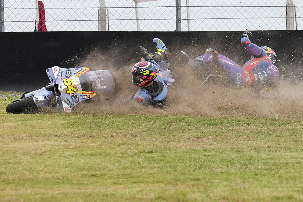 Argentina GP Motorcycle Racing MotoGP race in Termas de Rio Hondo circuit: Fermin Aldeguer