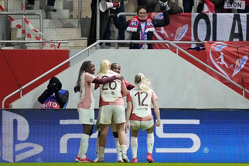 UWCL Quarter-Finals first leg soccer FC Bayern Munich and Olympique Lyonnais: Melchie Dumornay