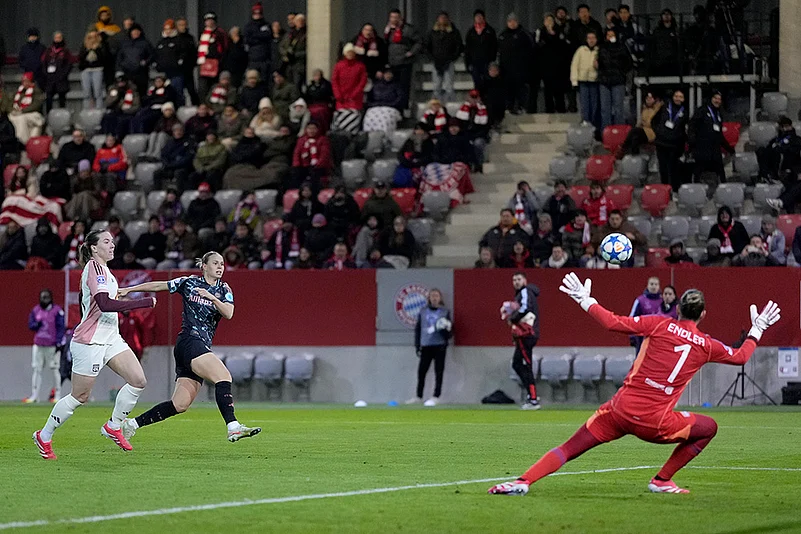 UWCL Quarter-Finals first leg soccer FC Bayern Munich and Olympique Lyonnais: Klara Buehl