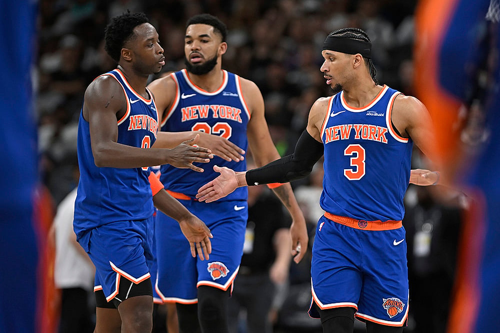 | Photo: AP/Darren Abate : NBA 2024-25: New York Knicks vs San Antonio Spurs