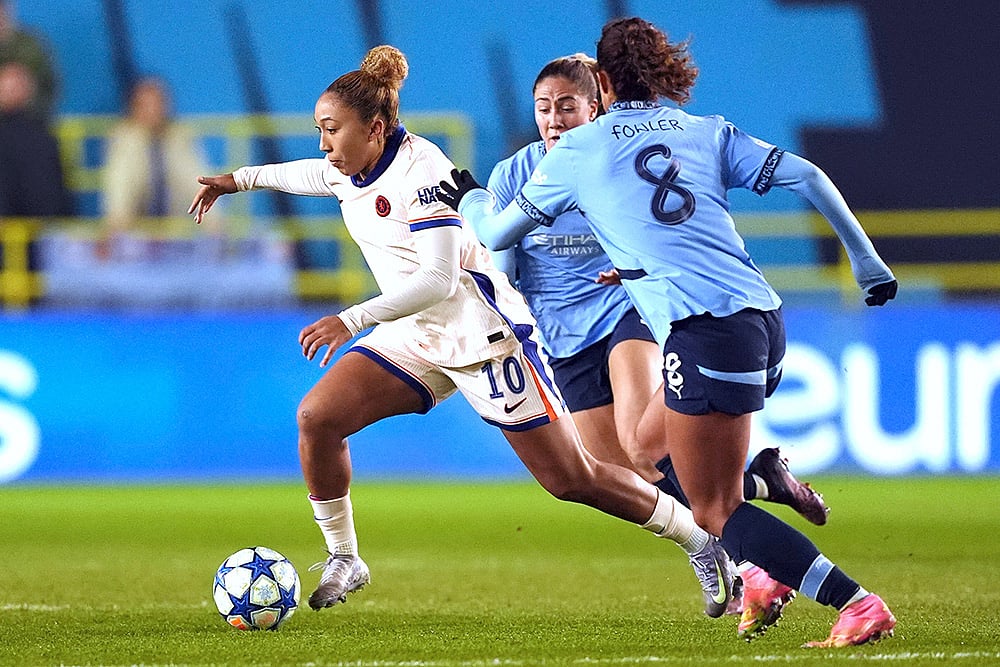 Womens Champions League UWCL Quarter-Finals 1st Leg Chelsea vs Manchester City: Laia Aleixandri