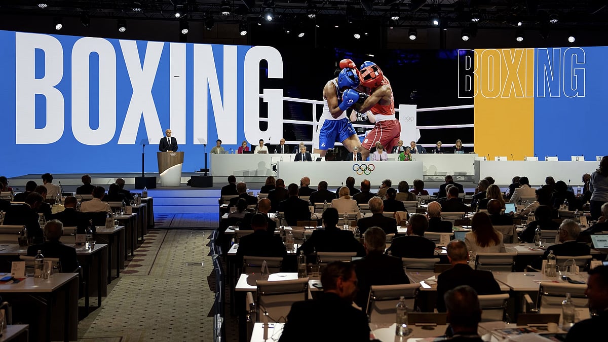 Photo: X | IOC Media : IOC President Thomas Bach confirmed Boxing for LA Olympic Games 2028.