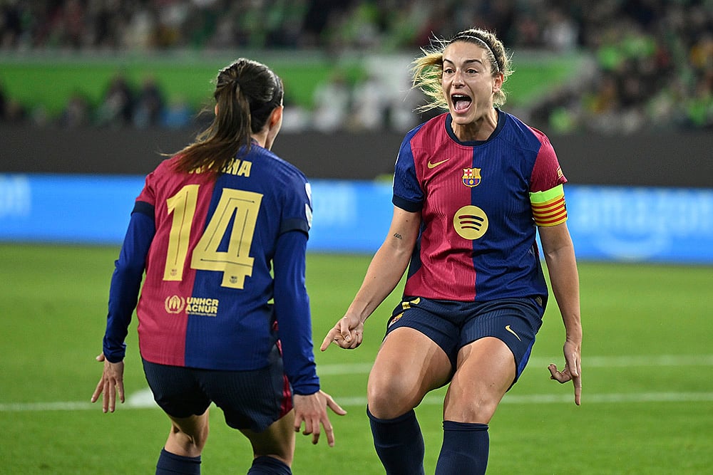 Womens Champions League UWCL Quarter-Finals 1st Leg VfL Wolfsburg vs FC Barcelona: Alexia Putellas
