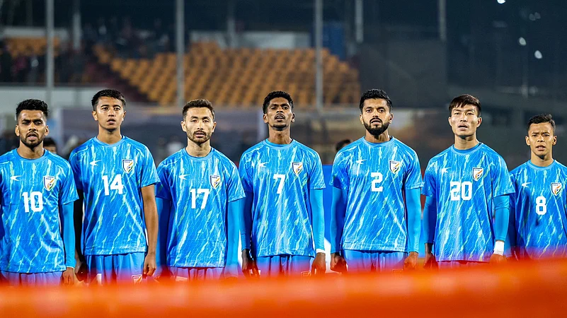 india football team X indian football team
