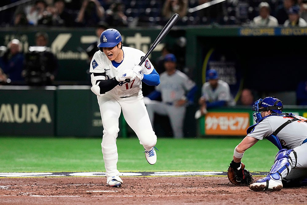 Japan Baseball MLB photo gallery Los Angeles Dodgers vs Chicago Cubs: Shohei Ohtani