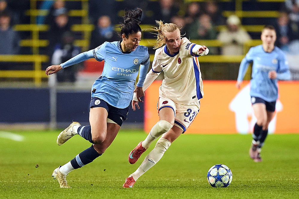 Womens Champions League UWCL Quarter-Finals 1st Leg Chelsea vs Manchester City: Leila Ouahabi