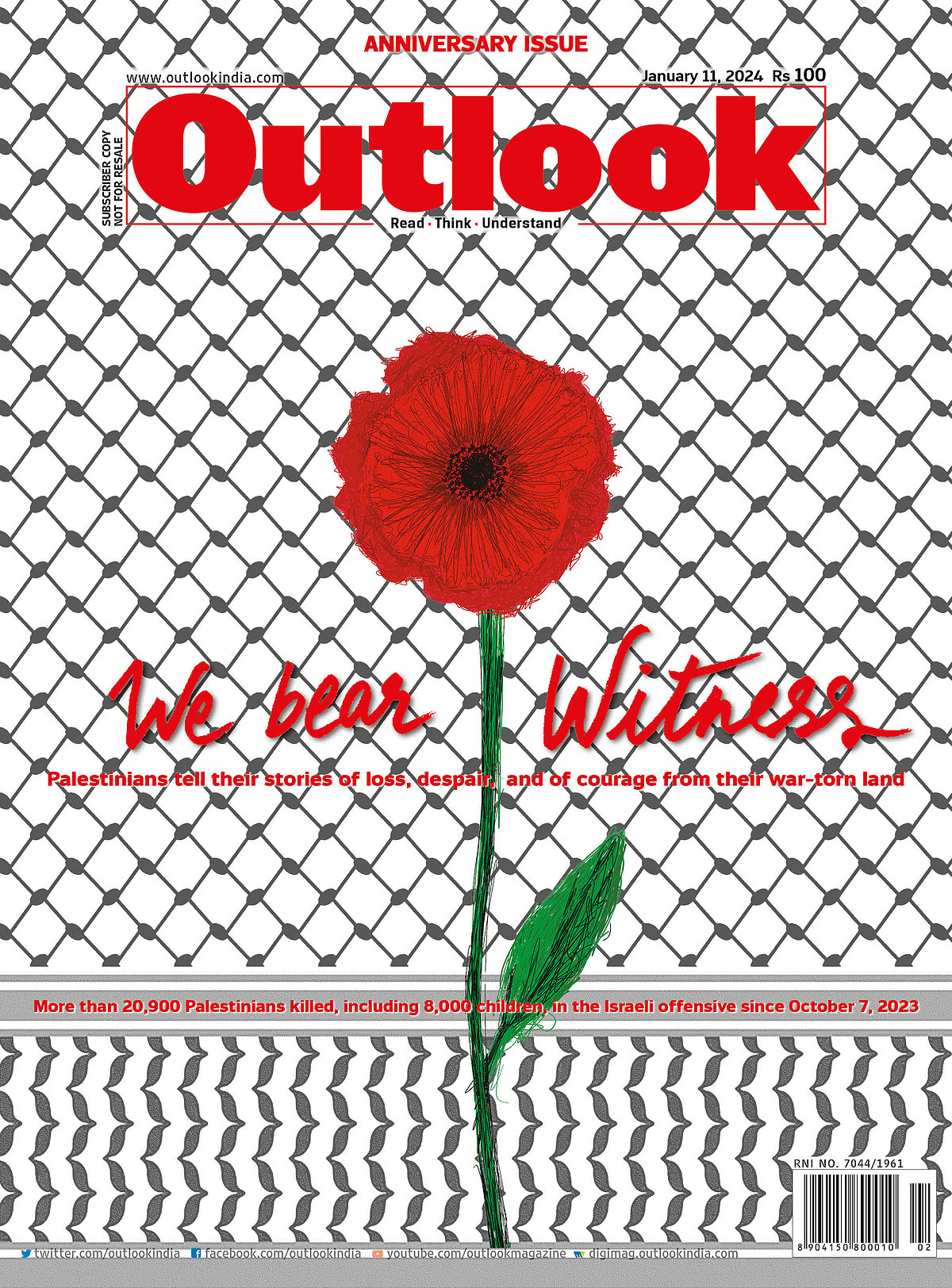 Outlook cover We Bear witness