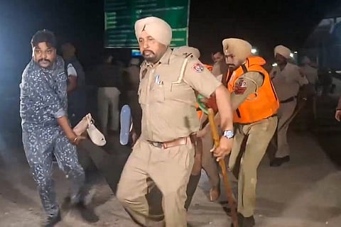 Farmers detained in Punjab