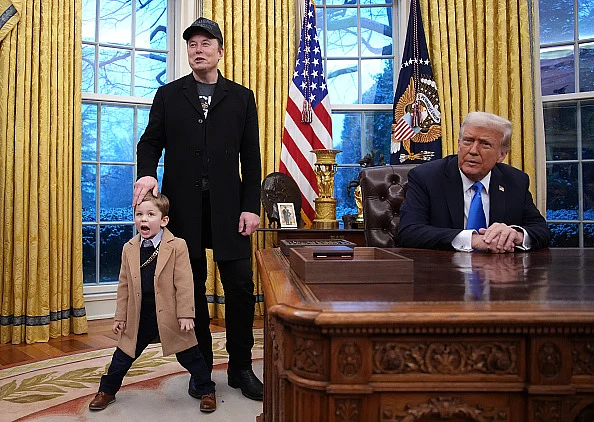 Donald Trump With Elon Musk