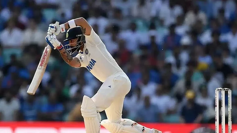 India batter Virat Kohli during a Test match. - Photo: X | Virat Kohli