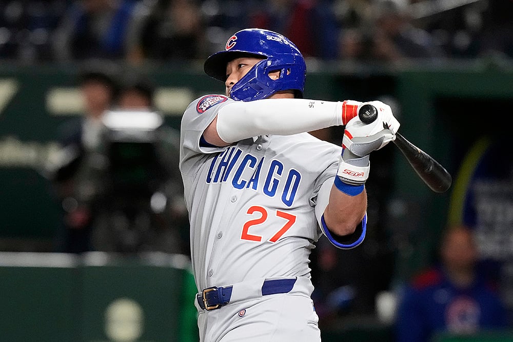 Japan Baseball MLB photo gallery Los Angeles Dodgers vs Chicago Cubs: Seiya Suzuki