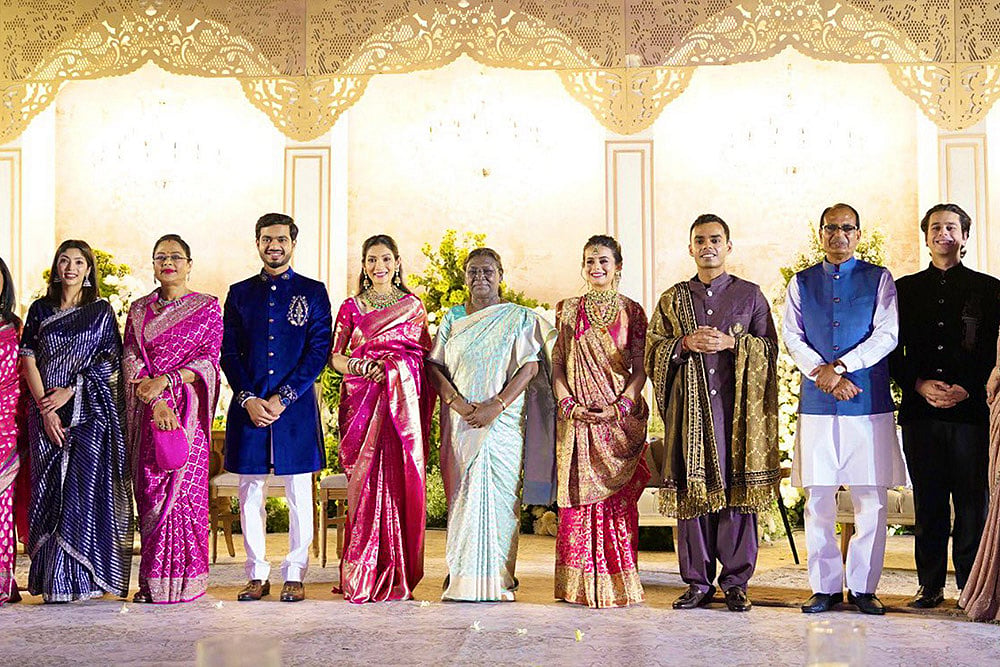 Prez at blessing ceremony of Shivraj Chouhans sons