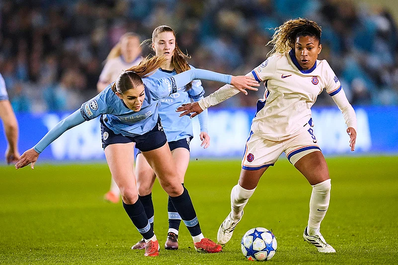 Womens Champions League UWCL Quarter-Finals 1st Leg Chelsea vs Manchester City: Gracie Prior